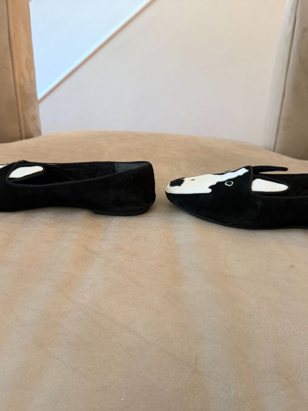 Marc by Marc Jacobs Friends of Mine Dog Loafers Black Suede - Picture 3 of 7